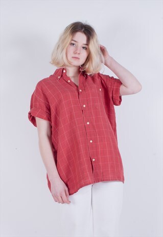 VINTAGE SHORT SLEEVE CHECK SHIRT