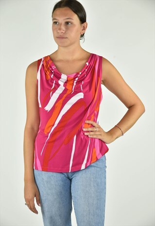 VINTAGE 90'S CALVIN KLEIN PINK BLOUSE LARGE