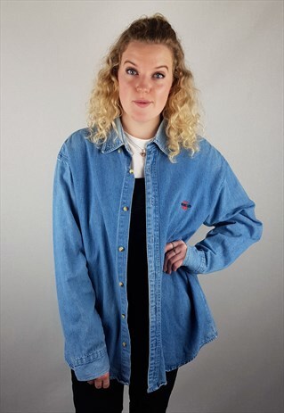 VINTAGE GIORGIO LOCAL BOYZ THICK DENIM SHIRT