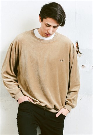 VINTAGE 90S VELVET SWEATSHIRT