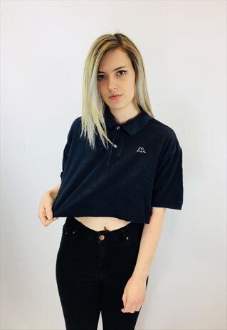 VINTAGE KAPPA CROPPED POLO SHIRT