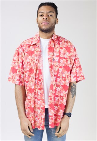 VINTAGE 90S FLOWER PATTERNED SHIRT