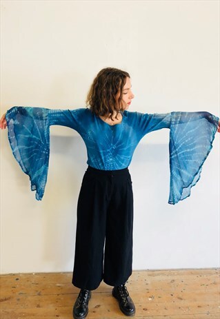 FLARED SLEEVETIE DYE TOP