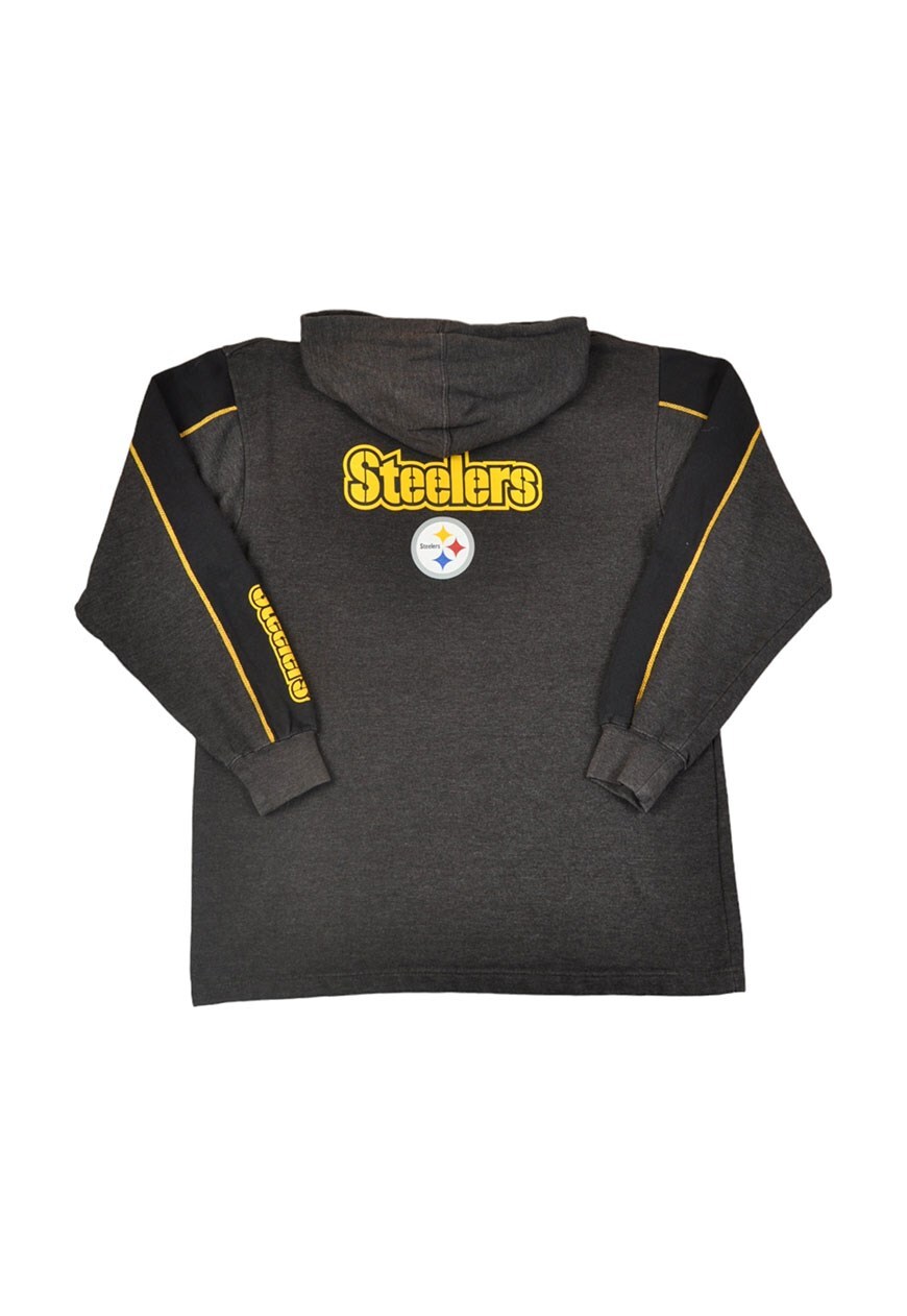 Grey hotsell steelers sweatshirt