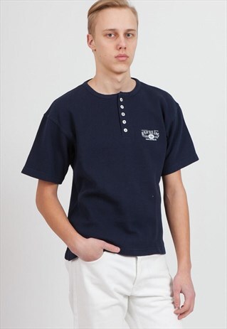 VINTAGE NAVY REPLAY SHORT SLEEVE TOP