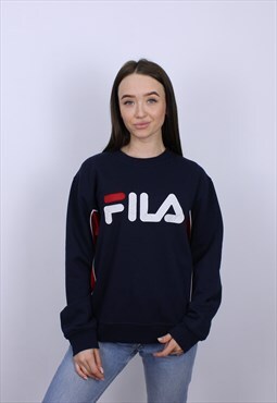 Vintage Fila Sweatshirt Big Logo