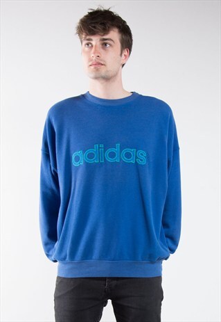 90'S ADIDAS TEXTURED SWEATSHIRT