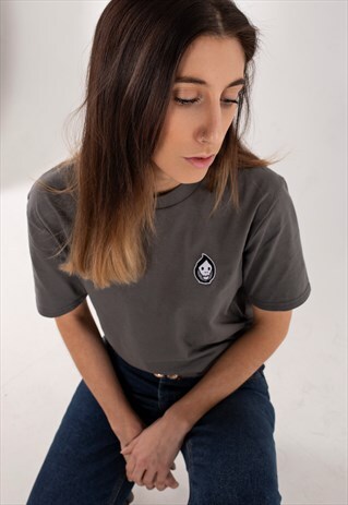 ASPHALT EMBROIDERY T-SHIRT