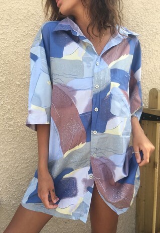 OVERSIZED RETRO 90S 80S VINTAGE UNISEX FESTIVAL SHIRT