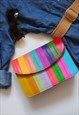 Nephele Sustainable Leather Bag Cross Body Rainbow Bag