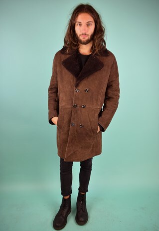 VINTAGE 90'S SHEARLING COAT