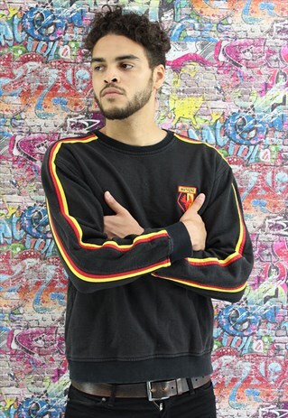 VINTAGE FOOTBALL SWEATSHIRT. BRANDED SPORTSWEAR. UNISEX.