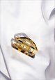 TORTOISE SHELL SEMI CIRCLE CUT OUT CLAW HAIR CLIP