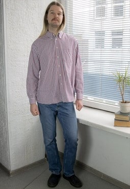 Vintage 80's Checked Cotton Shirt