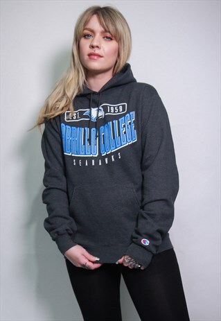 VINTAGE CHAMPION CABRILLO COLLEGE UNIVERSITY SEAHAWKS HOODIE