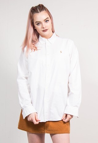 VINTAGE 90'S RALPH LAUREN WHITE SHIRT