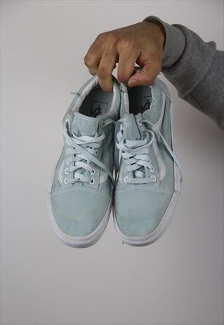 VINTAGE VANS MINT GREEN TRAINERS