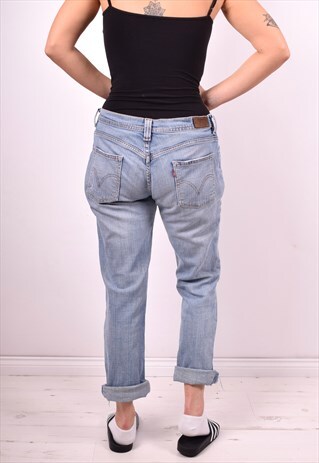LEVI'S WOMENS VINTAGE JEANS W32 L29 BLUE 90'S