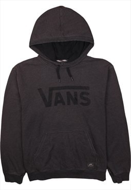 Vintage 90's VANS Hoodie Spellout Pullover Grey XLarge