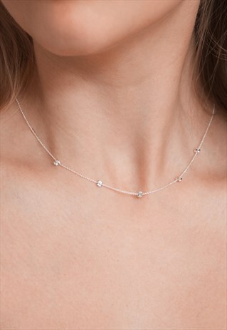 SATELITE CHAIN NECKLACE STERLING SILVER