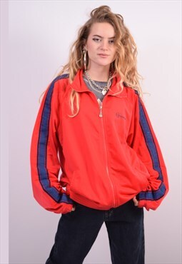 Vintage Sergio Tacchini Tracksuit Top Jacket Red