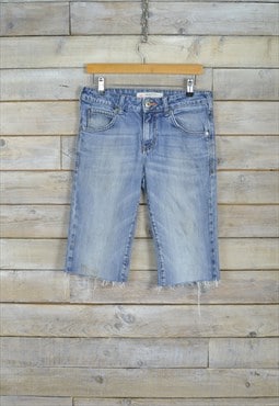 Vintage LEE 342 Vintage Denim Shorts Mid Blue W30 BR2040