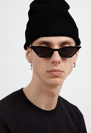 BLACK SLIM LINE SUNGLASSES