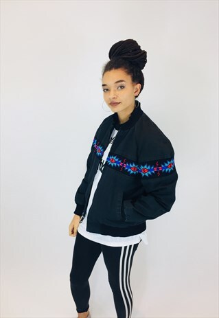 VINTAGE FLEECE LINED AZTEC JACKET