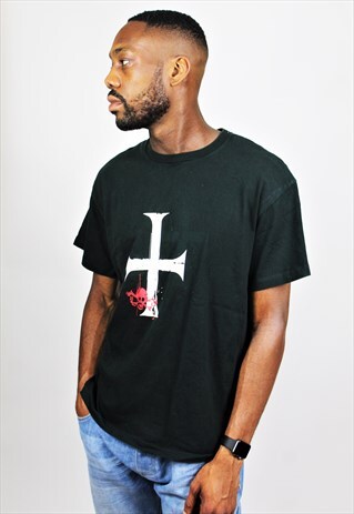RETRO / 90'S / RALPH LAUREN / BLACK T-SHIRT