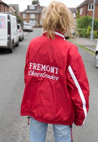 VINTAGE VARSITY FREMONT USA COLLEGE CHEERLEADER JACKET