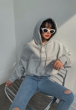 GREY STREETWEAR HOODIE