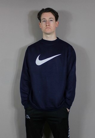 nike navy blue sweatsuit