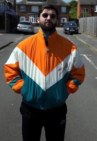 VINTAGE MIAMI DOLPHINS NFL AMERICAN FOOTBALL JACKET
