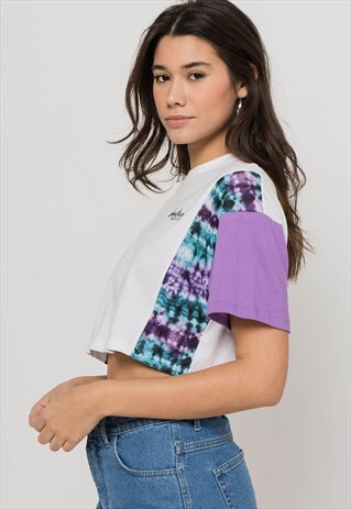 TIE-DYE T-SHIRT INWHITE