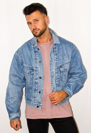 VINTAGE OVERSIZE DENIM JACKET