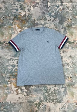 Grey Fred Perry T Shirt