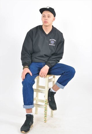 VINTAGE 90'S WINBREAKER OVERHEAD JACKET