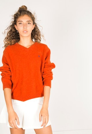 VINTAGE 80S POLO RALPH LAUREN JUMPER / R03493