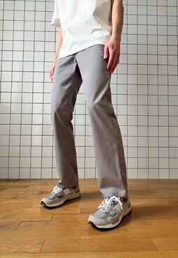 Vintage LEVIS Pants Work STA-PREST Trousers 80s Grey