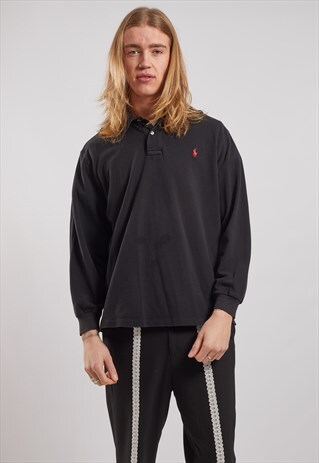 VINTAGE RALPH LAUREN LONG SLEEVE POLO TOP