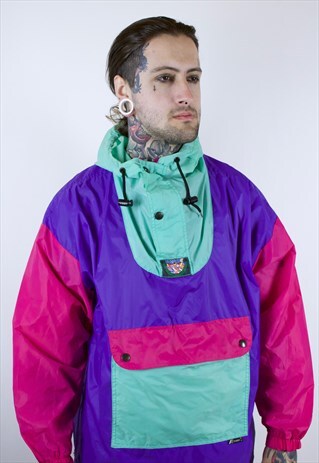 VINTAGE K-WAY PACKABLE WINDBREAKER