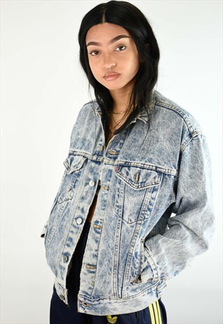 VINTAGE LEVI'S LIGHT FADED DENIM JACKET