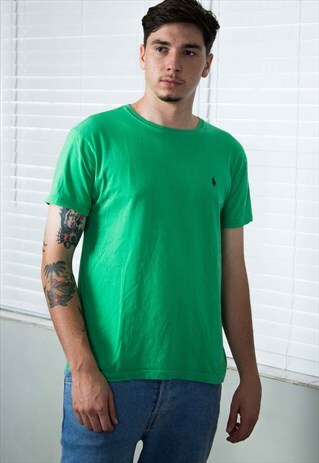 VINTAGE POLO RALPH LAUREN SHIRT LOGO 90S S 5.8