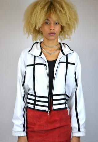 VINTAGE 90'S FILA CROPPED TRACK JACKET