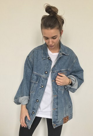 UNISEX VINTAGE OVERSIZED DENIM JACKET