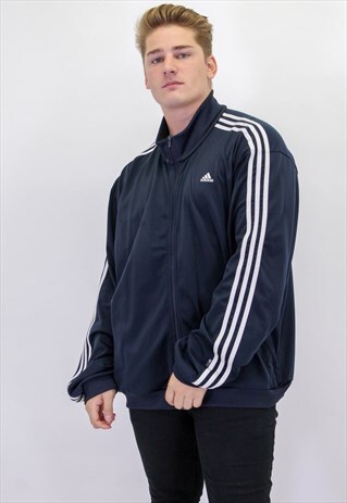 VINTAGE ADIDAS JACKET IN BLUE