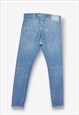 VINTAGE LEVIS SLIM STRAIGHT LEG  JEANS BLUE W34 L34 BV21660