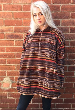 VINTAGE AZTEC WINTER FLEECE JUMPER