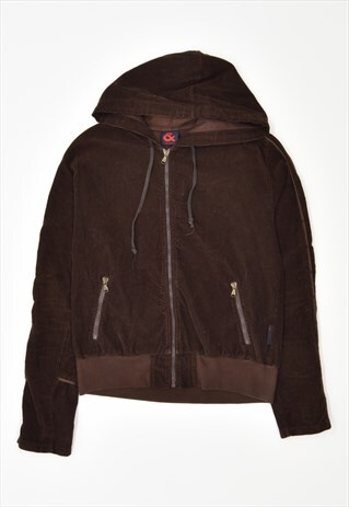 VINTAGE DOLCE & GABBANA CORDUROY HOODIE SWEATER BROWN