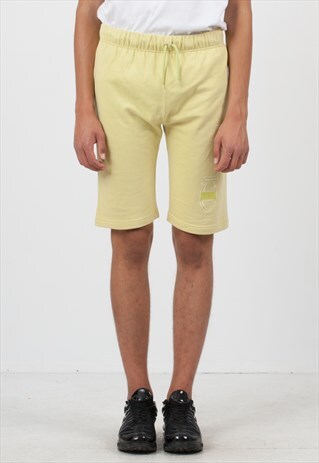 VINTAGE RETRO YELLOW CHAMPION MINI TRACK SHORTS